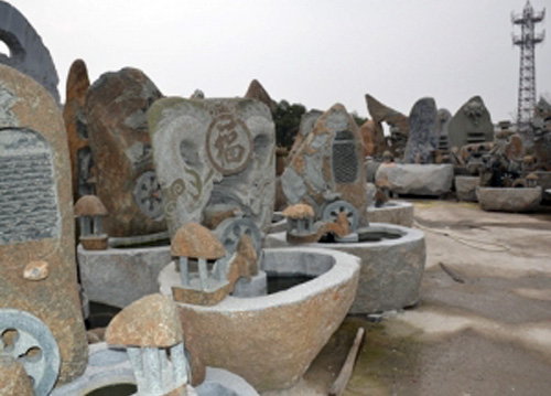 石雕噴泉5